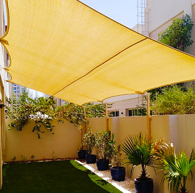 backyard shade sail